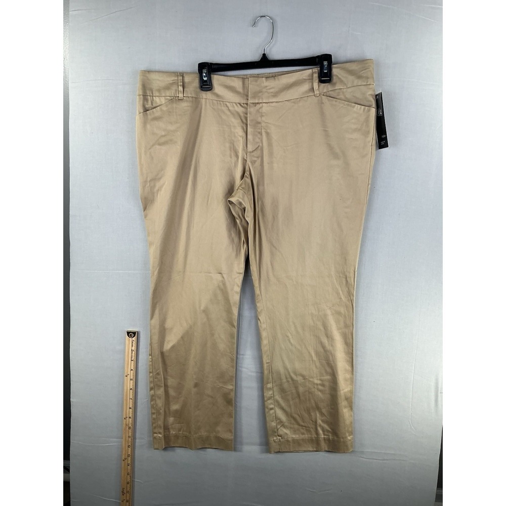 Mossimo Women's Khaki Dress Pants Size 18 Modern Fit Stretch New With Tags